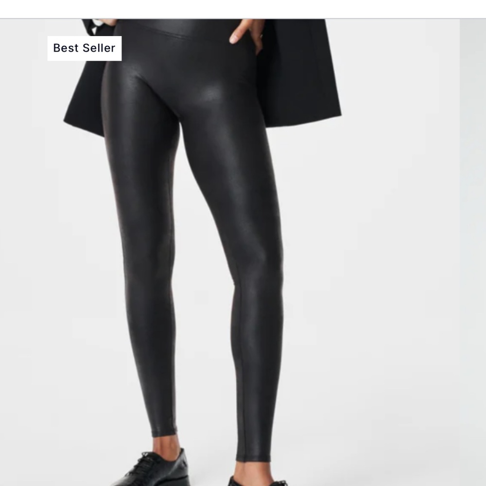 SPANX faux leather leggings